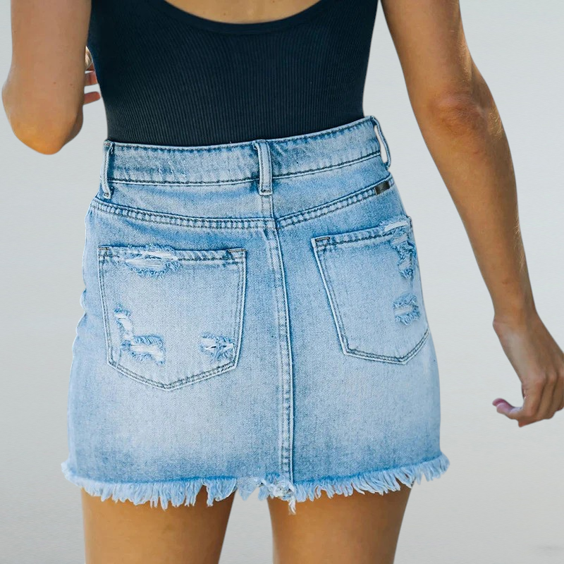 Lucrezia – Vintage-Denimrock für Damen