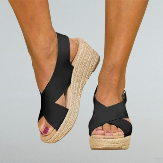 Lucia – Damen-Sandalen mit Keilabsatz
