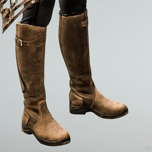 Giovanna - Kniehohe Stiefel mit Absatz