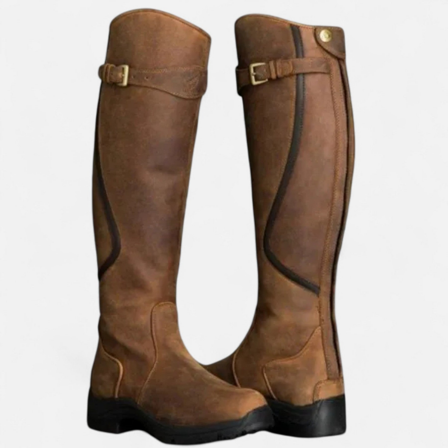 Giovanna - Kniehohe Stiefel mit Absatz