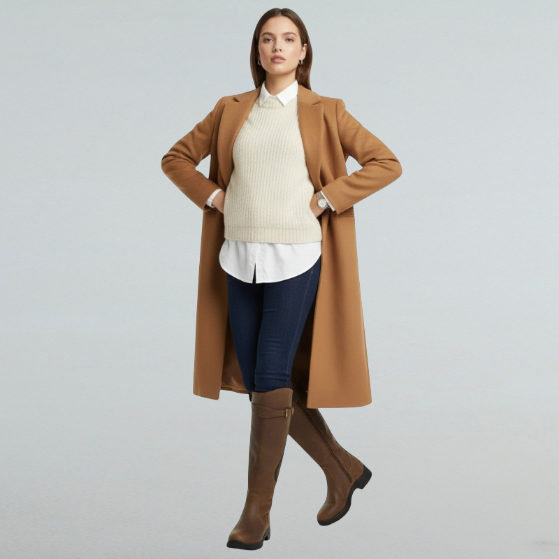 Giovanna - Kniehohe Stiefel mit Absatz
