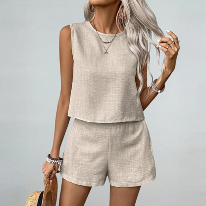 Alessandra – Top & Shorts Set