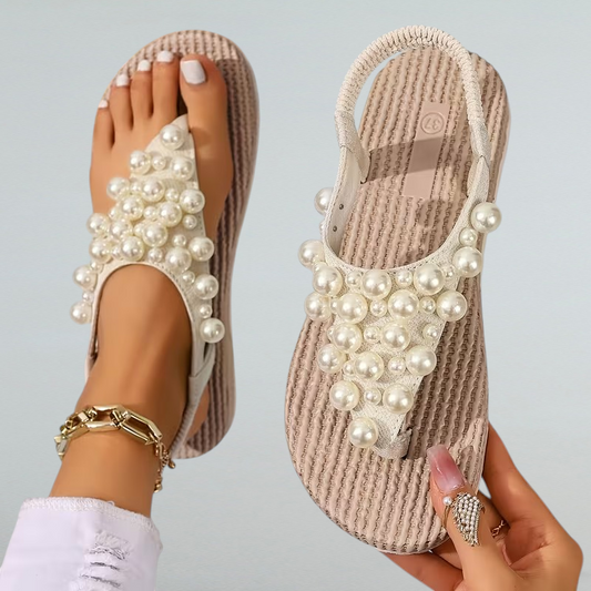 Armina – Boho Sandalen mit Perlen
