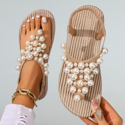Armina – Boho Sandalen mit Perlen