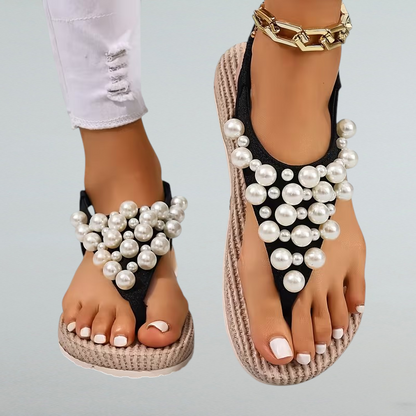 Armina – Boho Sandalen mit Perlen