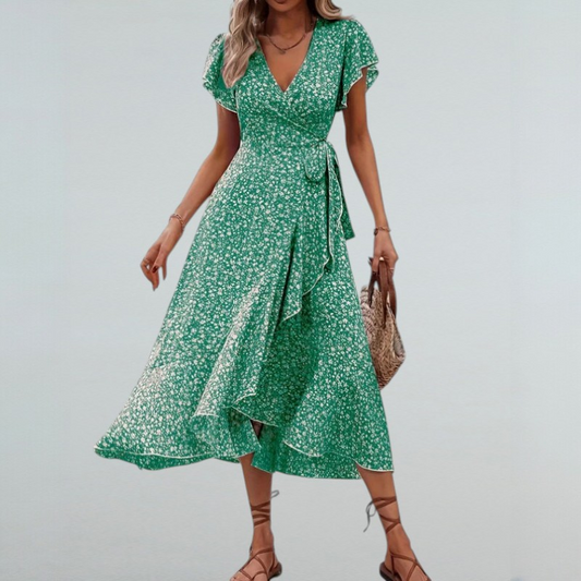 Artemisia - Sommerkleid mit V-Ausschnitt