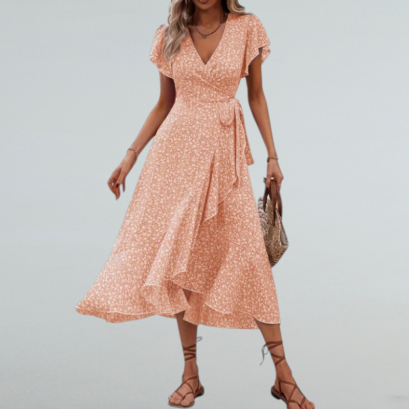 Artemisia - Sommerkleid mit V-Ausschnitt