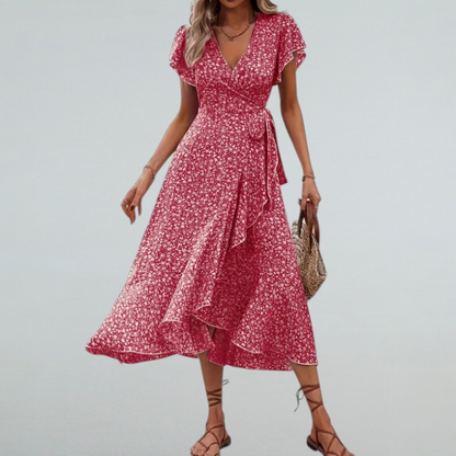 Artemisia - Sommerkleid mit V-Ausschnitt