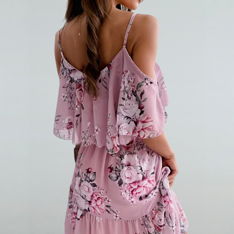 Clara – Damen-Chiffonkleid mit Eleganter Silhouette