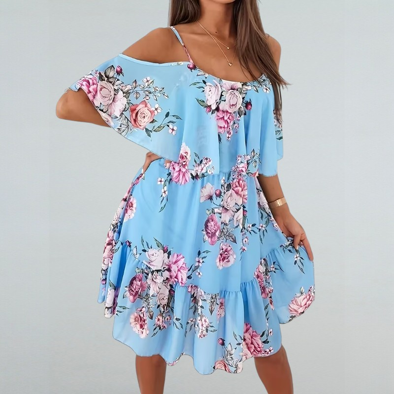 Clara – Damen-Chiffonkleid mit Eleganter Silhouette