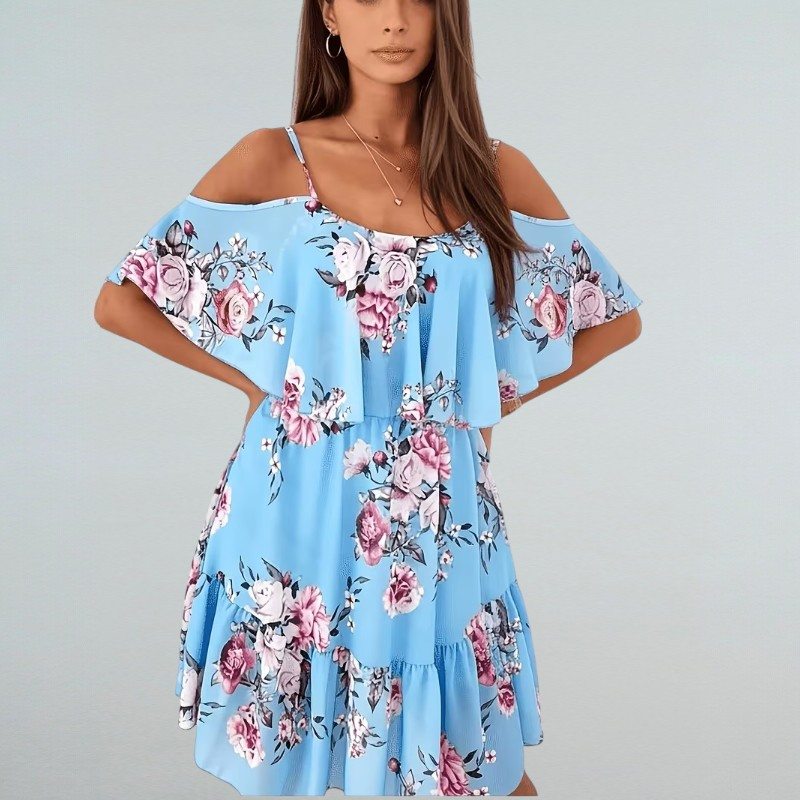 Clara – Damen-Chiffonkleid mit Eleganter Silhouette