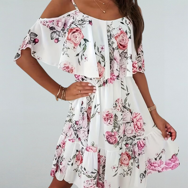 Clara – Damen-Chiffonkleid mit Eleganter Silhouette