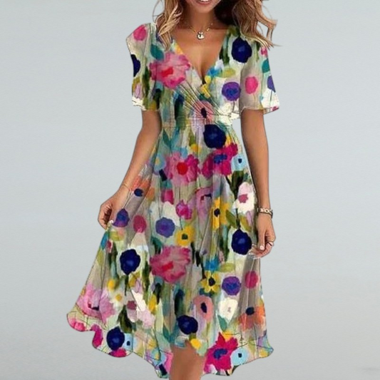 Flaminia – Damenkleid mit Blumenmuster