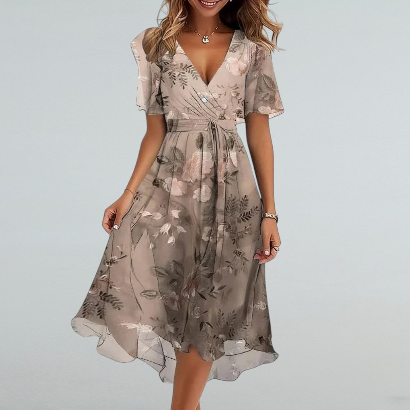 Flaminia – Damenkleid mit Blumenmuster