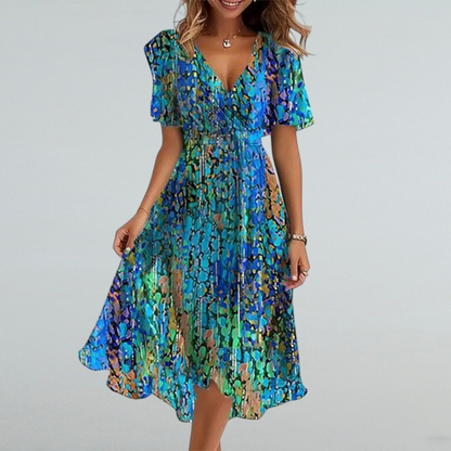 Flaminia – Damenkleid mit Blumenmuster