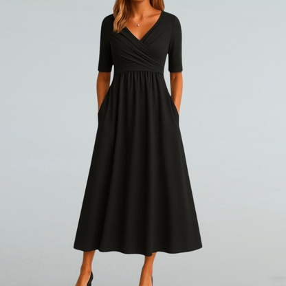 Eleonora – Sommerkleid mit V-Ausschnitt