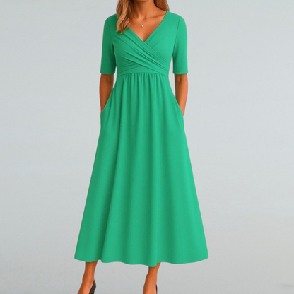 Eleonora – Sommerkleid mit V-Ausschnitt