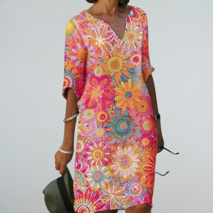 Gea – Sommertop mit Blumenmuster