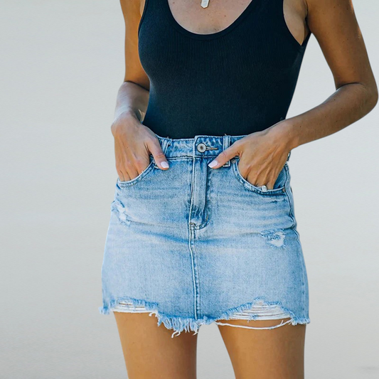Lucrezia – Vintage-Denimrock für Damen