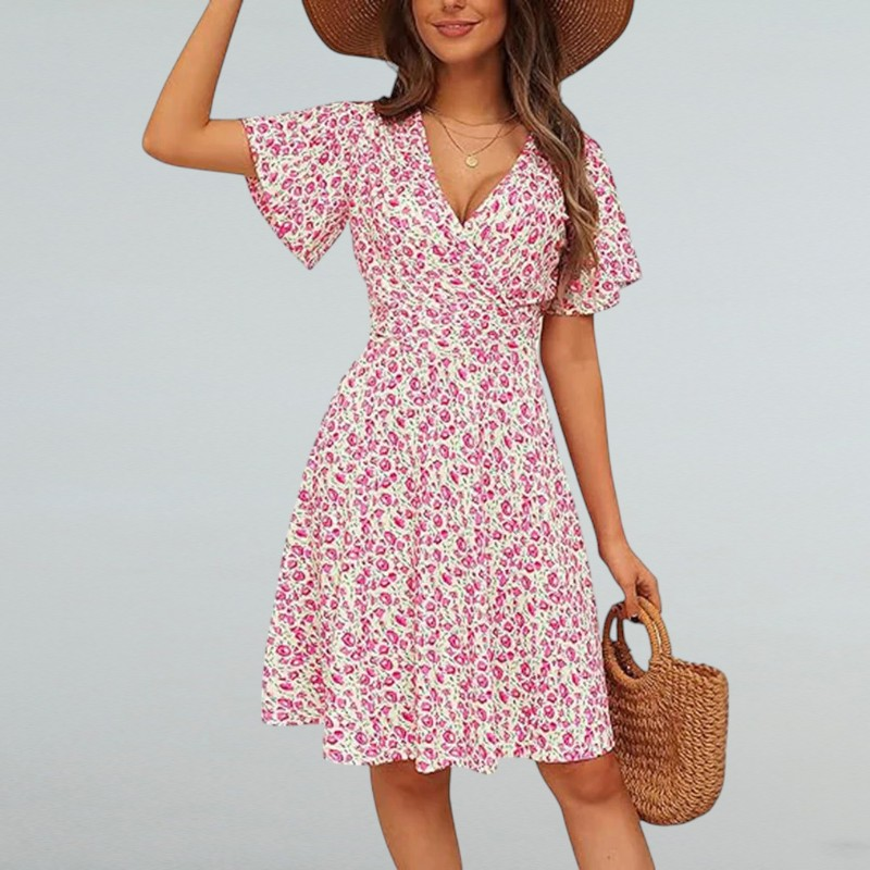 Lella – Sommerkleid mit Floralem Muster