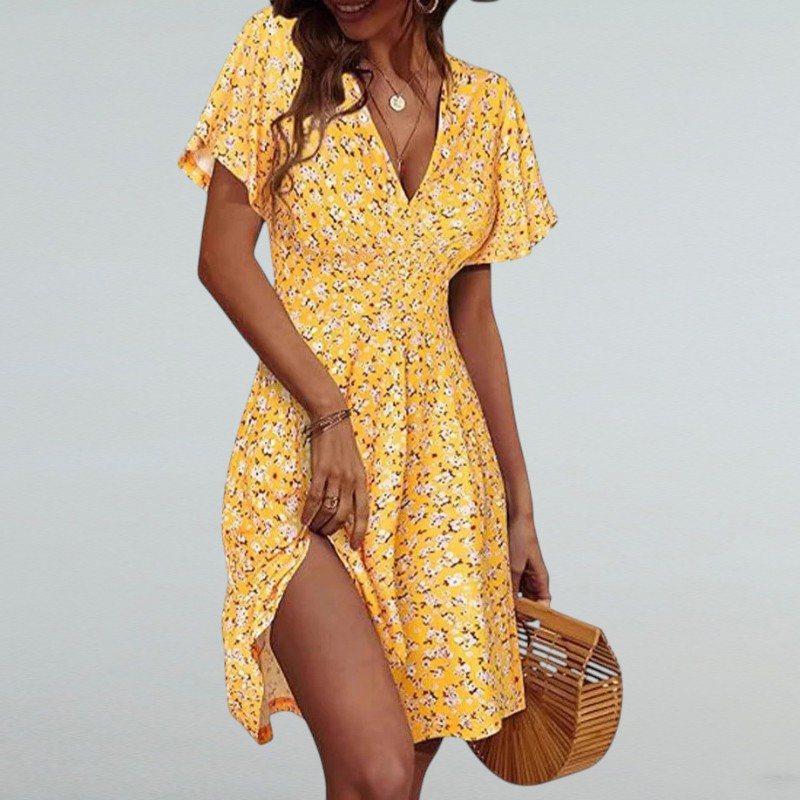 Lella – Sommerkleid mit Floralem Muster