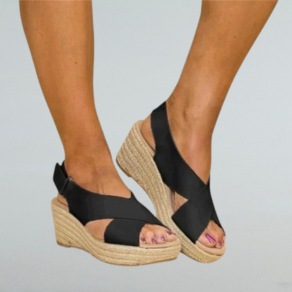 Lucia – Damen-Sandalen mit Keilabsatz