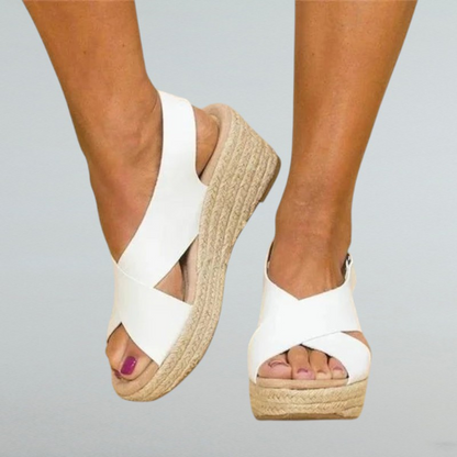 Lucia – Damen-Sandalen mit Keilabsatz