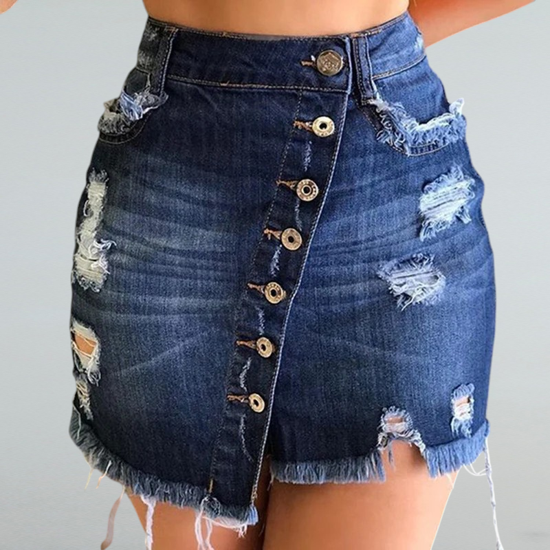Lavinia – Jeansrock im Vintage Look