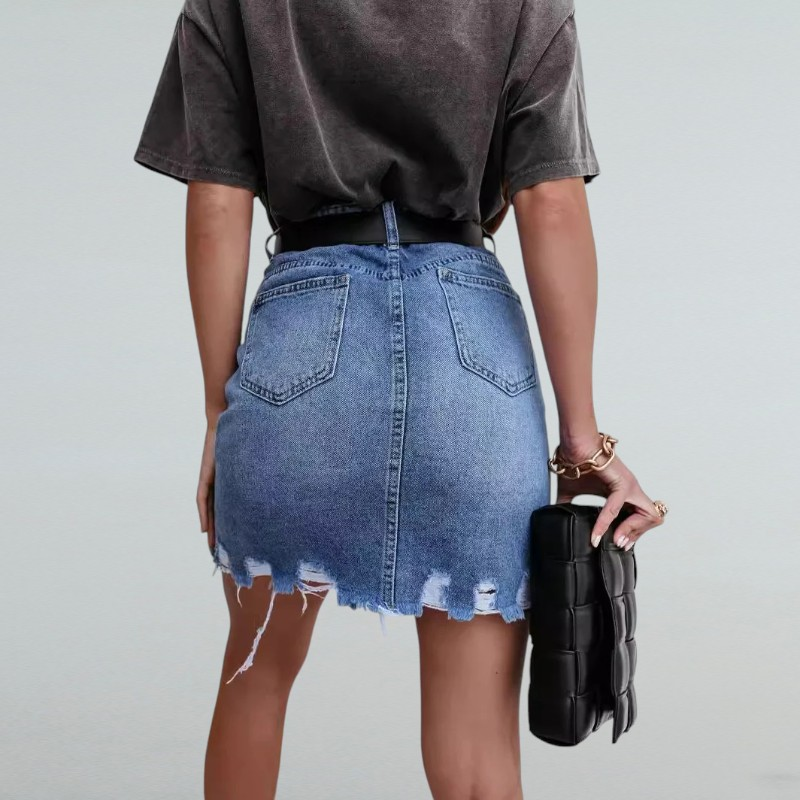 Susanna – Jeansrock Destroyed