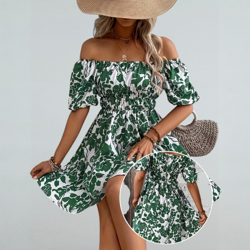 Sofia – Strandkleid mit Blumenmuster