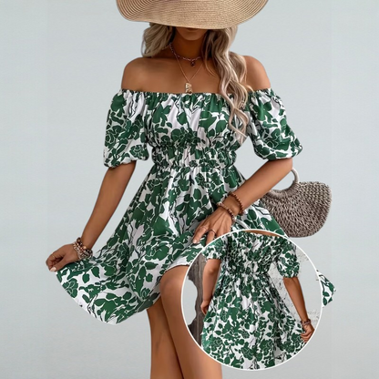 Sofia – Strandkleid mit Blumenmuster
