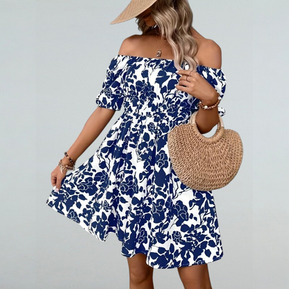 Sofia – Strandkleid mit Blumenmuster