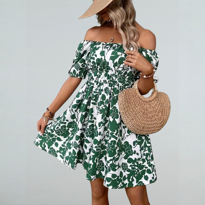 Sofia – Strandkleid mit Blumenmuster