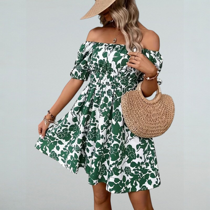 Sofia – Strandkleid mit Blumenmuster