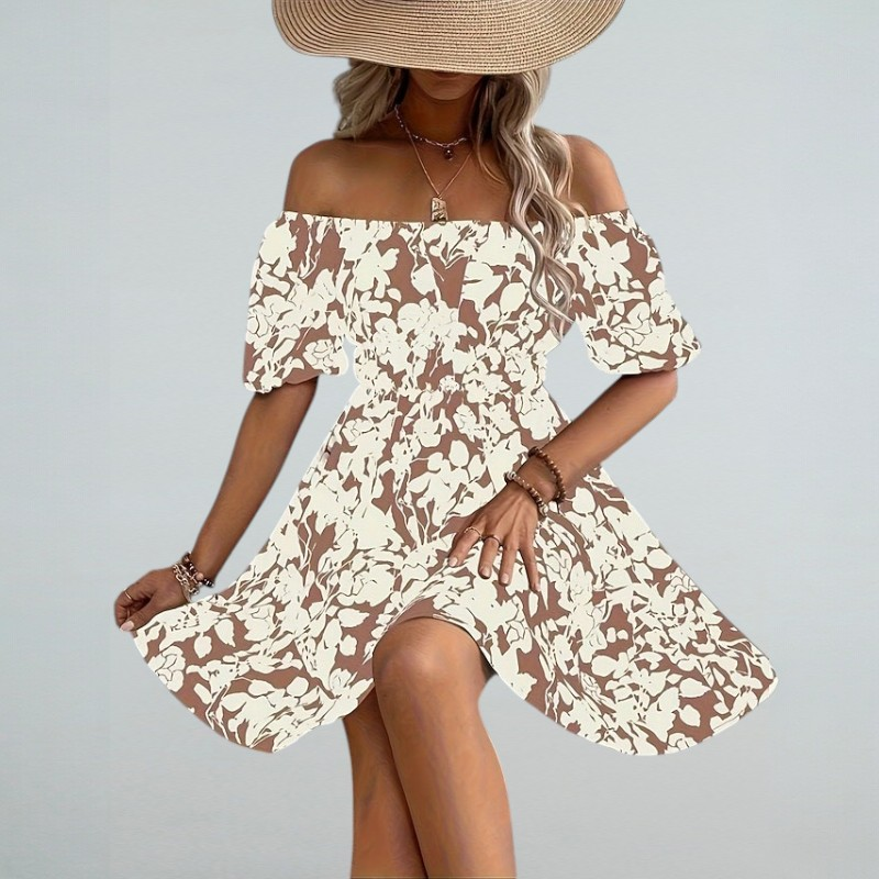 Sofia – Strandkleid mit Blumenmuster