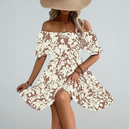 Sofia – Strandkleid mit Blumenmuster